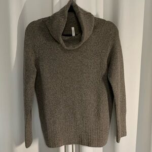 Taupe Babaton Turtle-Neck Sweater